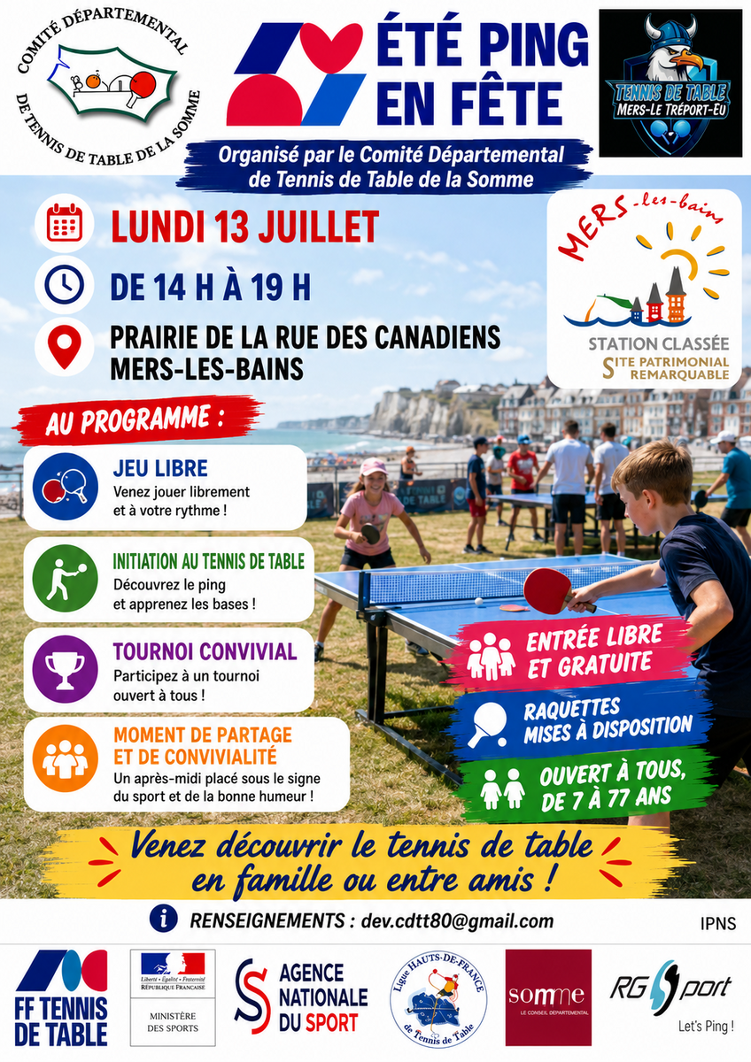 Eté Ping en Fête à Mers les Bains